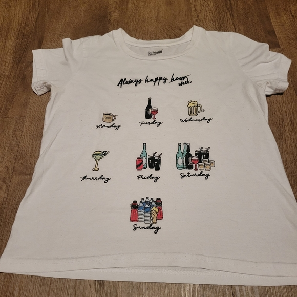 Always Happy Hour T-Shirt - Picture 2 of 3